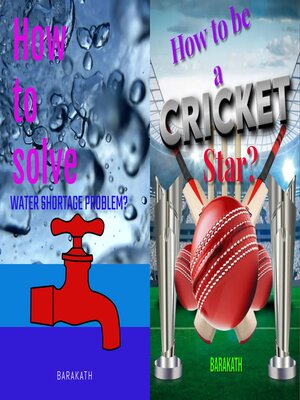 cover image of How to solve water shortage problem? How to be a cricket star?